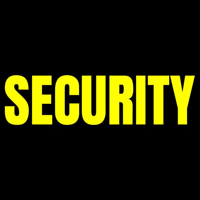 Security Front And Back Print Staff Event Uniform Bouncer Legacy Cool Fit Booney Bucket Hat
