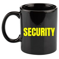Security Front And Back Print Staff Event Uniform Bouncer 11oz C Handle Ceramic Mug