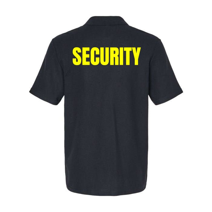 Security Front And Back Print Staff Event Uniform Bouncer Polo