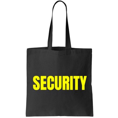 Security Front And Back Print Staff Event Uniform Bouncer Bag