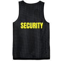 Security Front And Back Print Staff Event Uniform Bouncer Mesh Reversible Basketball Jersey Tank