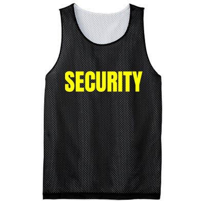 Security Front And Back Print Staff Event Uniform Bouncer Mesh Reversible Basketball Jersey Tank