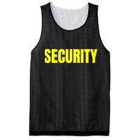 Security Front And Back Print Staff Event Uniform Bouncer Mesh Reversible Basketball Jersey Tank