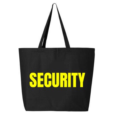 Security Front And Back Print Staff Event Uniform Bouncer 25L Jumbo Tote