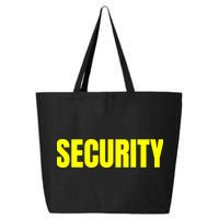 Security Front And Back Print Staff Event Uniform Bouncer 25L Jumbo Tote