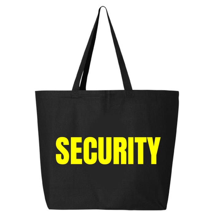 Security Front And Back Print Staff Event Uniform Bouncer 25L Jumbo Tote