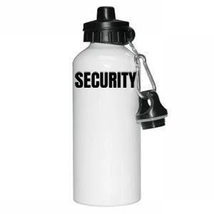 Security Front And Back Print Staff Event Uniform Bouncer Aluminum Water Bottle 