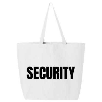 Security Front And Back Print Staff Event Uniform Bouncer 25L Jumbo Tote