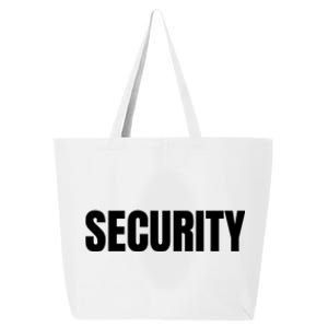 Security Front And Back Print Staff Event Uniform Bouncer 25L Jumbo Tote