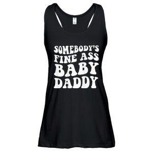 Somebodys Fine Ass Baby Daddy Ladies Essential Flowy Tank