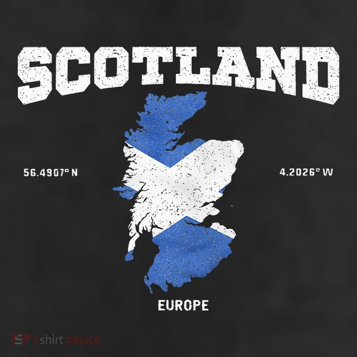 Scottish Flag And Map Scotland Coordinates Adult Drive Performance Visor