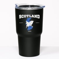 Scottish Flag And Map Scotland Coordinates Tumbler