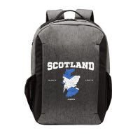 Scottish Flag And Map Scotland Coordinates Vector Backpack