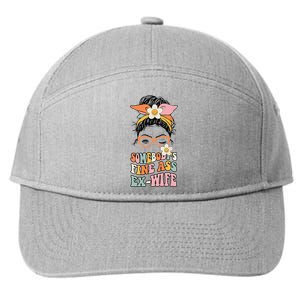 Somebodys Fine Ass Ex Wife Messy Bun 7-Panel Snapback Hat