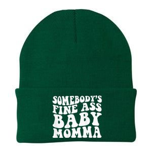 Somebodys Fine Ass Baby Momma Knit Cap Winter Beanie