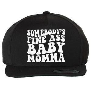 Somebodys Fine Ass Baby Momma Wool Snapback Cap