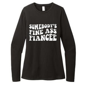 Somebodys Fine Ass Fiancee Womens CVC Long Sleeve Shirt