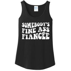 Somebodys Fine Ass Fiancee Ladies Essential Tank