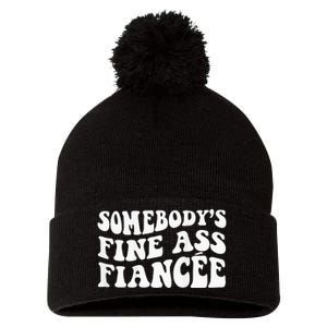 Somebodys Fine Ass Fiancee Pom Pom 12in Knit Beanie