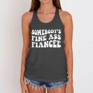 Somebodys Fine Ass Fiancee Women's Knotted Racerback Tank