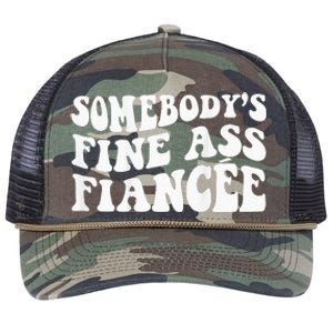 Somebodys Fine Ass Fiancee Retro Rope Trucker Hat Cap