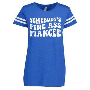 Somebodys Fine Ass Fiancee Enza Ladies Jersey Football T-Shirt