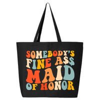 Somebodys Fine Ass Maid Of Honor Funny Retro Groovy 25L Jumbo Tote