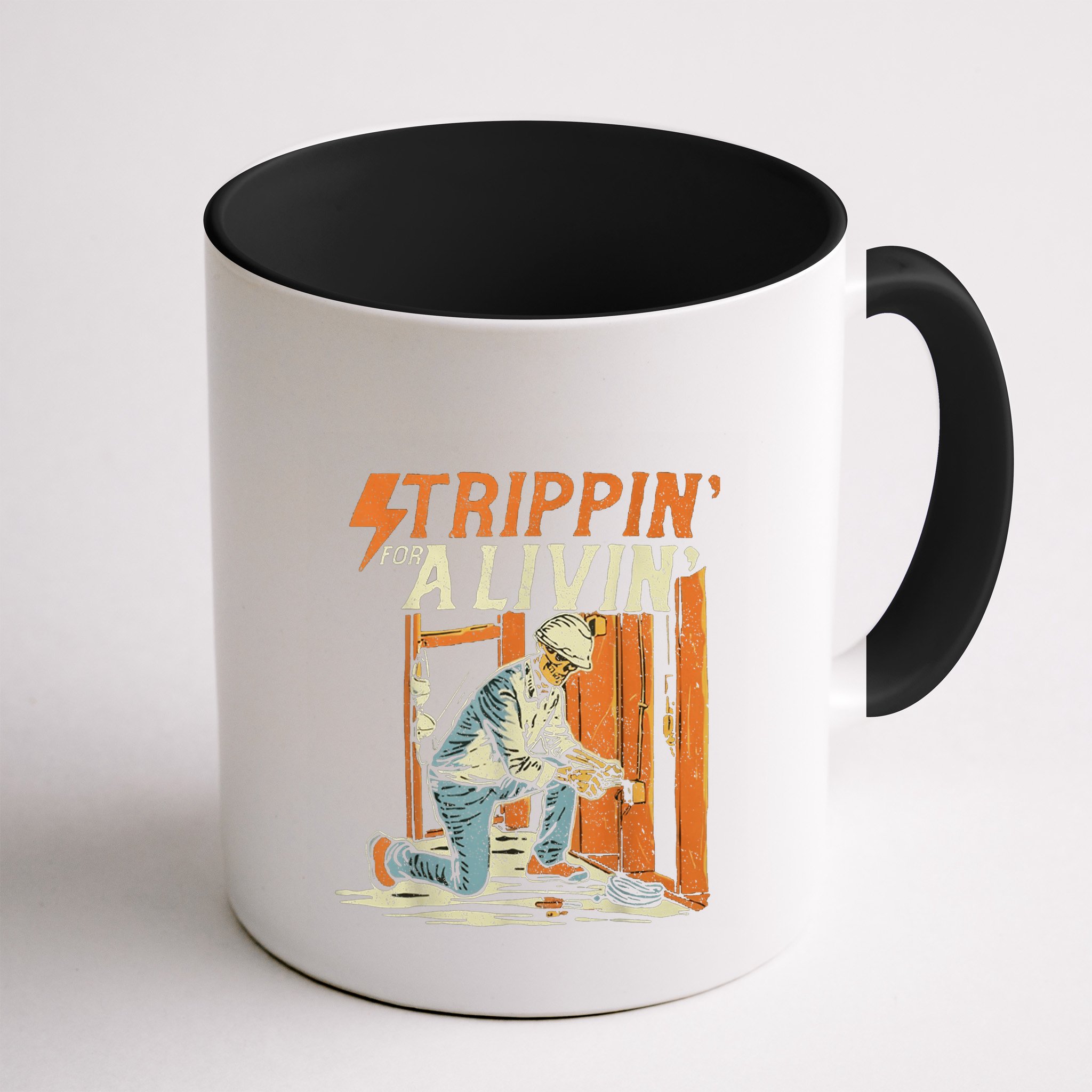 Stripping For A Living Funny Electrician Humor Mug