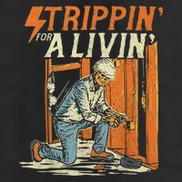 Stripping For A Living Funny Electrician Humor Beanie