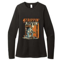 Stripping For A Living Funny Electrician Humor Womens CVC Long Sleeve Shirt