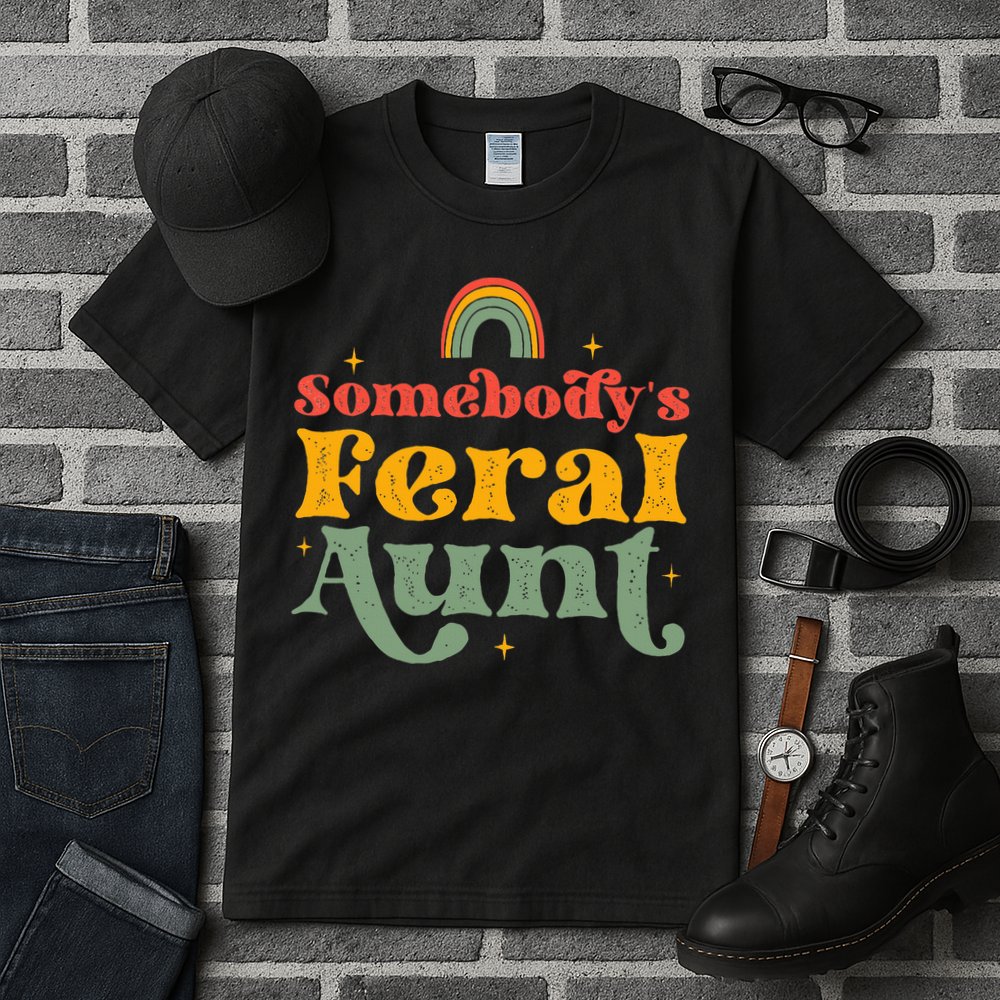 Somebody's Feral Aunt   Tall T-Shirt