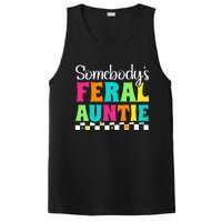 Somebody's Feral Aunt Mothers Day Colorful Auntie PosiCharge Competitor Tank