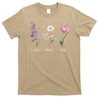 Subtle Floral Anti Trump Flowers Foxglove Daisy Tulip Funny T-Shirt