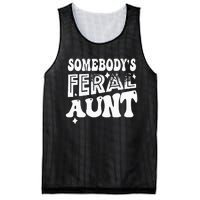 Somebody's Feral Aunt Mesh Reversible Basketball Jersey Tank