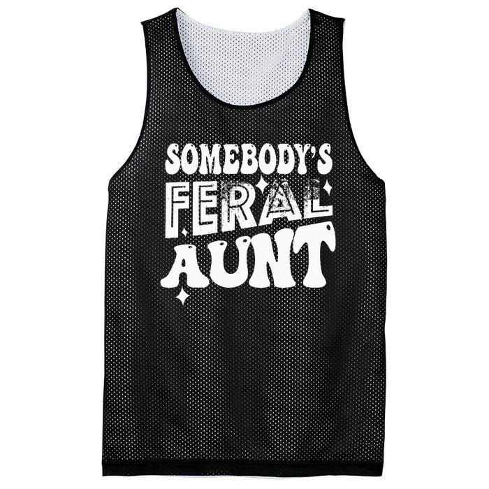 Somebody's Feral Aunt Mesh Reversible Basketball Jersey Tank