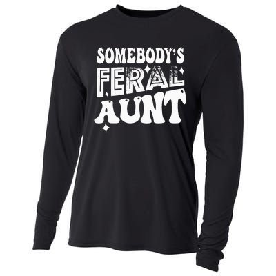 Somebody's Feral Aunt Cooling Performance Long Sleeve Crew