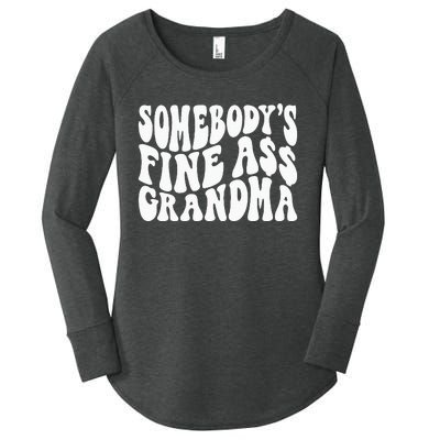 SomebodyS Fine Ass Grandma Funny Women's Perfect Tri Tunic Long Sleeve Shirt