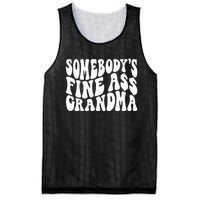 SomebodyS Fine Ass Grandma Funny Mesh Reversible Basketball Jersey Tank