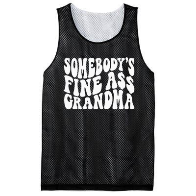 SomebodyS Fine Ass Grandma Funny Mesh Reversible Basketball Jersey Tank