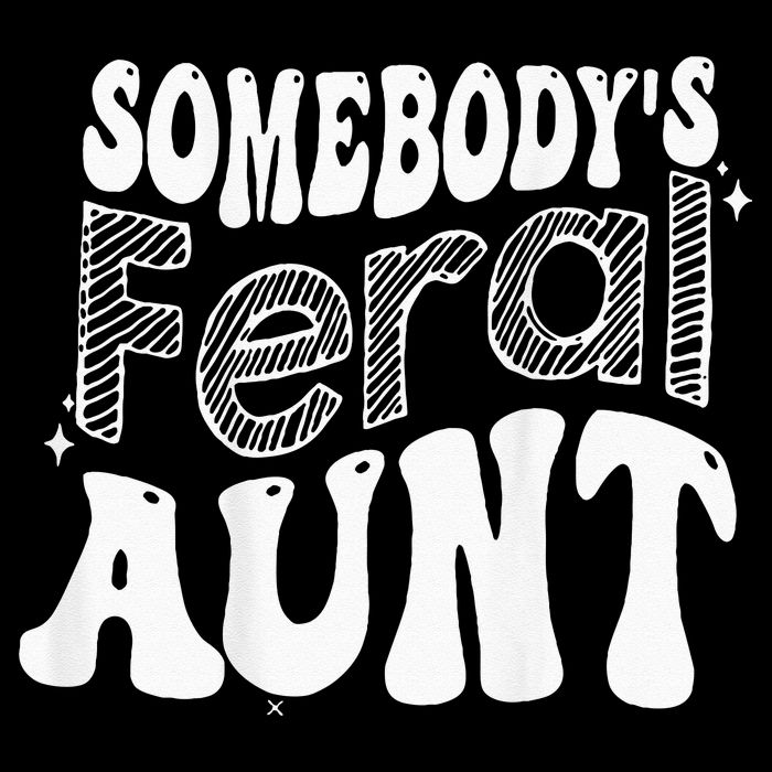 Somebodys Feral Aunt Drawstring Bag