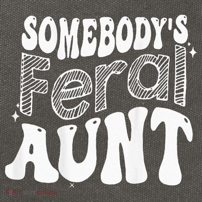 Somebodys Feral Aunt Cotton Canvas Backpack