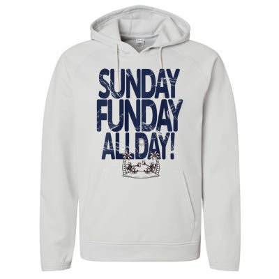 Sunday Funday All Day Performance Fleece Hoodie