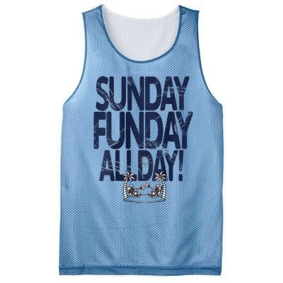 Sunday Funday All Day Mesh Reversible Basketball Jersey Tank