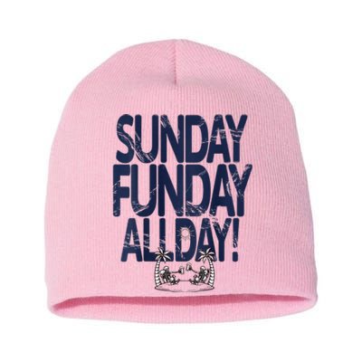 Sunday Funday All Day Short Acrylic Beanie