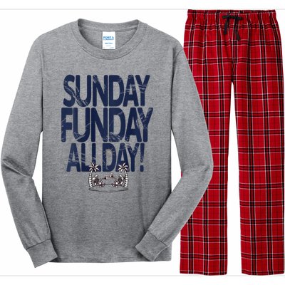 Sunday Funday All Day Long Sleeve Pajama Set