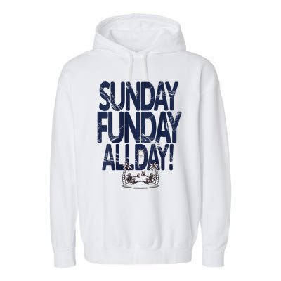 Sunday Funday All Day Garment-Dyed Fleece Hoodie