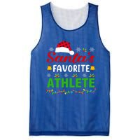 SantaS Favorite Athlete Funny Christmas Athlete Xmas Gift Mesh Reversible Basketball Jersey Tank