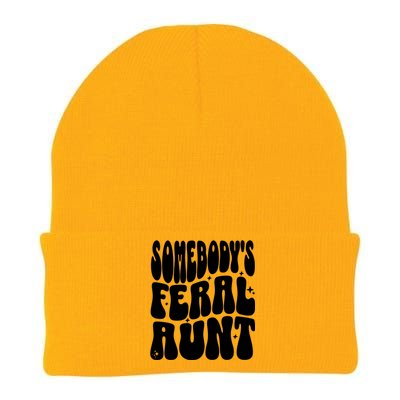 SomebodyS Feral Aunt Knit Cap Winter Beanie