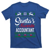 Santas Favorite Accountant Christmas Ugly Family Gift T-Shirt