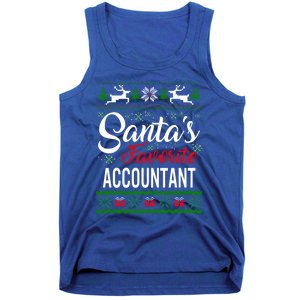 Santas Favorite Accountant Christmas Ugly Family Gift Tank Top